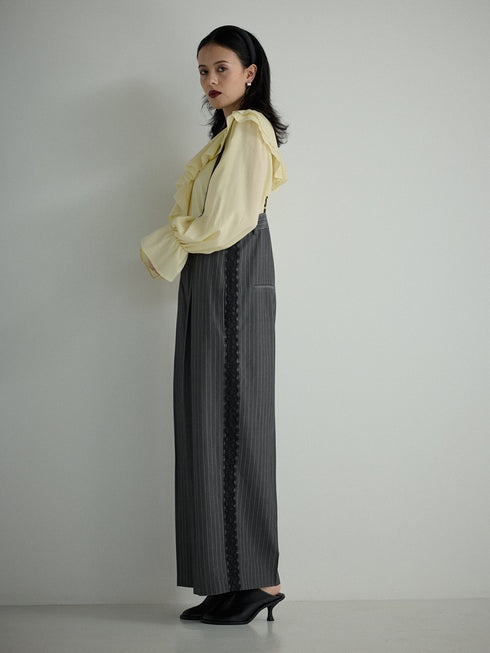【 予約:12月中旬 】ラッフルブラウス /M254-13045